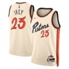 Detroit Pistons Jaden Ivey Nike 2024-25 City Edition Valkoinen Pelipaidat Swingman - Miesten